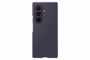 Samsung Silicone Magnet Case for Samsung Galaxy Z Fold 8 compatible with MagSafe + 2 anti-reflective films - purple