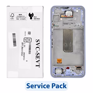 ServicePack LCD-näyttö Samsung Galaxy A34 5G A346B violetti GH82-31200D