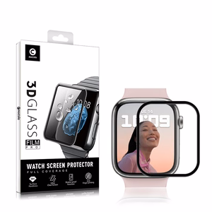 Mocolo 3D Full Glue Glass tempered-glass screen protector for Apple Watch Series 7 / 8, 45 mm
