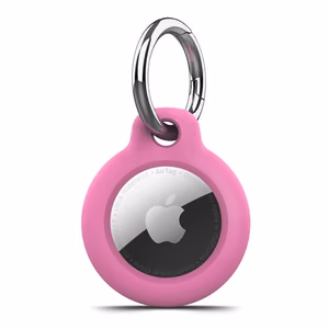 Tech-Protect Rough -suojakuori mallille Apple AirTag 1/2 – vaaleanpunainen