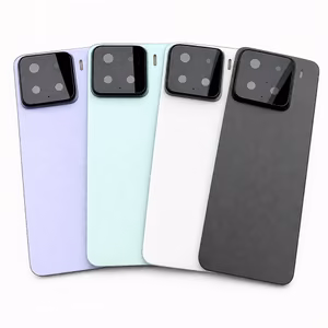 Back Cover Compatible with Xiaomi 15 / Black / (with camera lens) OEM
