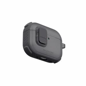 AmazingThing Titan Pro Mag Case Clear Suojakuori AirPods Pro 3 -kuulokkeille - musta