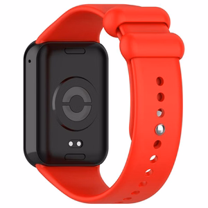 SILIKONIHIHNA MI BAND 8 PRO /M8 PRO (7). PUNAINEN