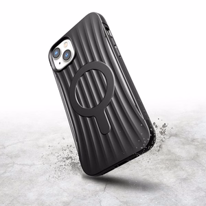 Raptic X-Doria Clutch Case iPhone 14 Plus MagSafe takakuori musta