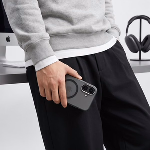 Tech-Protect MagZero MagSafe-suojakuori iPhone 17:lle, mattamusta