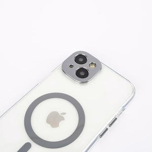 Moshi iGlaze MagSafe suojakuori iPhone 15 Pro -laitteelle, läpinäkyvä Meteorite Gray -yksityiskohdilla