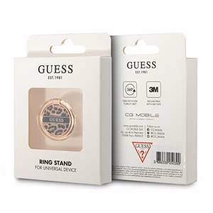 Guess sormusjalusta ruskea Leopard