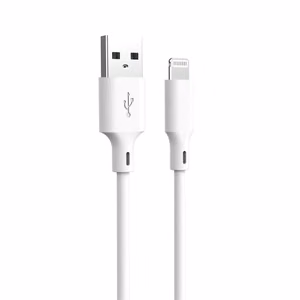 Forever kierrätettävä kaapeli USB-A - Lightning 1,5 m 2,4A HDKR12-AL-00 valkoinen
