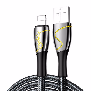 Joyroom S-1230K6 USB-Lightning-kaapeli 2.4A 1.2m (musta)