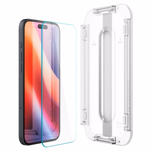 Spigen Glas.tR EZ Fit karkaistu lasi iPhone 15 / 16:lle - 2 kpl.