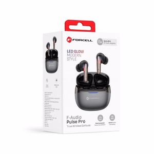 Forcell F-Audio Pulse Pro ANC + ENC TWS wireless earbuds – black