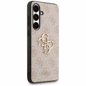 Guess case for Samsung Galaxy S25 FE HC PU LEATHER 4G METAL LOGO pink