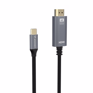 Wozinsky USB-C - HDMI 4K 60Hz Kaapeli 1,8m - Musta