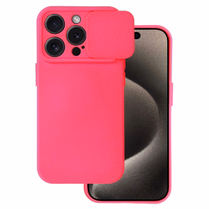 Camshield Soft Suojakuori iPhone 15 Pro Max:lle - vaaleanpunainen