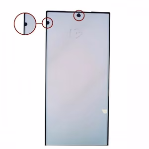LCD-näyttö, yhteensopiva Samsung S918 S23 Ultra kanssa, musta (Uusittu: Telemax) (Vikojen kanssa 13)