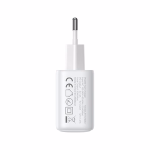 Joyroom JR-TCF20 USB-C PD 20W network charger - white + USB-C / Lightning cable 1m