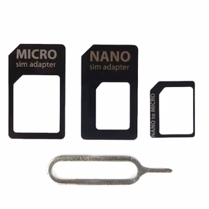 NanoSIM ja MicroSIM -korttisovitin setti