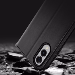 Dux Ducis Hivo Samsung Galaxy S25 Edge Suojakuori kielekkeella ja RFID-suojauksella - musta