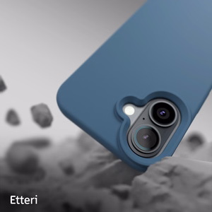 Etteri Silicone Mag case for iPhone 16 6,1" dark blue