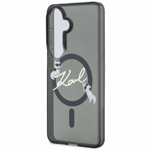 Karl Lagerfeld suojakuori IML KC Script MagSafe Samsung Galaxy S26:lle musta