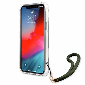 Guess GUHCP12MKSARKA iPhone 12/12 Pro 6.1" vihreä/khaki kovakotelo Camo Collection