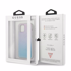 Guess GUHCP12S3D4GGBP iPhone 12 mini 5.4" sininen-vaaleanpunainen/sininen&vaaleanpunainen kotelo 4G 3D-kuvioinen kokoelma