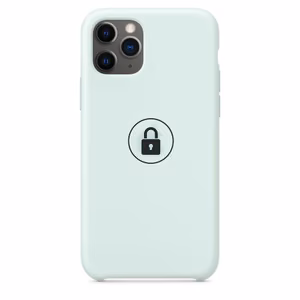 Puhelimen suojakuori Silicone Case iPhone 11 Pro Max / Seafoam / pakkauksessa