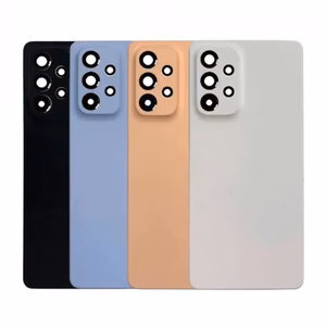 Back Cover Compatible With Samsung A536 A53 5G / Peach / (with camera lens) OEM