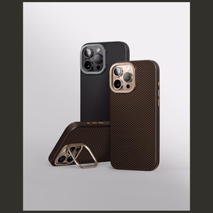 Uniq Keva Max Magclick Lataus Kamerajalusta Suojakuori iPhone 16 Pro:lle - Ruskea