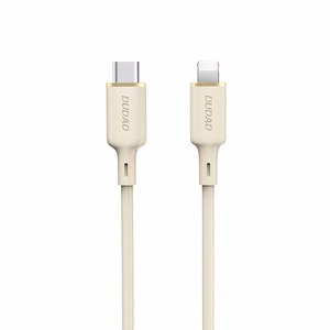 Dudao L7SCL USB-C - Lightning kaapeli 30W 1m - beige