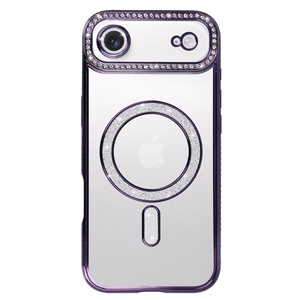 Bling MagSafe Suojakuori iPhone 17 Air:lle violetti