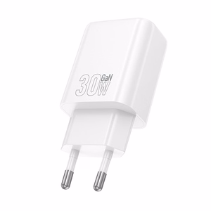 Charger Hoco N63 30W GaN USB-C/USB-A white
