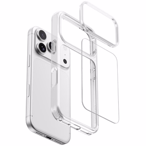 AmazingThing Minimal iskunkestävä suojakuori 3 objektiiville mallille iPhone 18 Pro Max – väri: läpinäkyvä