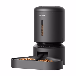 Petlibro Granary Wi-Fi pet feeder with double bowl, 5 L, Black