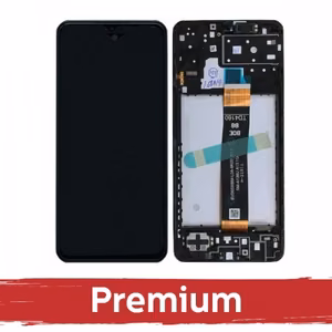 LCD Näyttö Samsung A136 A13 5G Musta kehyksellä OEM
