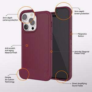 Ugly Rubber L -kuori iPhone 15 Plus 6,7'' musta