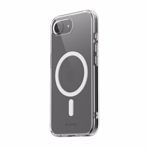 Crong Clear MAG Cover MagSafe suojakuori iPhone 17e / 16e -laitteelle, läpinäkyvä