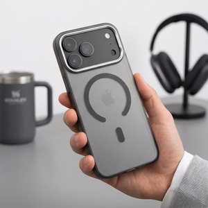 Tech-Protect MagZero MagSafe-suojakuori iPhone 17 Pro Max / 18 Pro Maxille – läpikuultava mattamusta