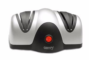 Camry CR 4469 – 2-vaiheinen sähköinen veitsenteroitin, 60 W, musta/hopea