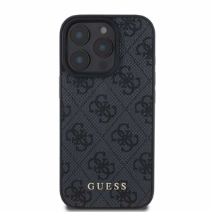 Guess 4G Classic Suojakuori iPhone 16 Pro Max:lle - Musta