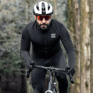 Rockbros TLWT001 ROAD TO SKY windproof insulated cycling jersey L - black