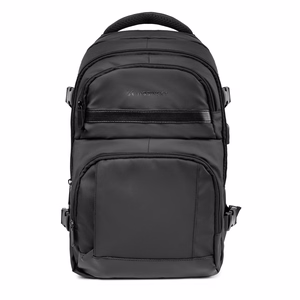 Wozinsky WPW-20L -matkareppu kannettavan tietokoneen taskulla 40x20x25 cm käsimatkatavarana - musta
