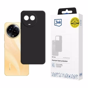 3mk Matt Case -suojakuori Realme 11 5G:lle - musta