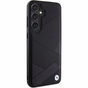 BMW BMHCS24M23RCGPK S24+ S926 musta/musta kovakuori Signature Leather Crossing Lines Pattern