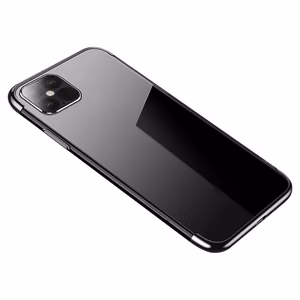 Kirkas väri Asia Gel TPU Galvanointi kehys Cover Samsung Galaxy A22 4G musta musta