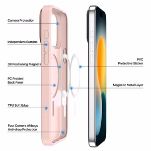 Case Dux Ducis Yind Apple iPhone 17 Pro Max pink