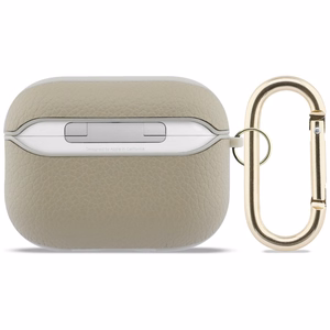 Guess Grained Classic Logo Hook suojakuori AirPods Pro 3:lle - kultainen
