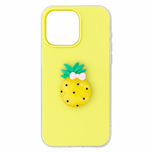 Fruit 2in1 suojakuori iPhone 16 Pro 6,3" keltainen