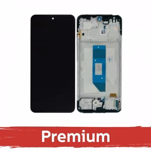 LCD-naytto yhteensopiva Xiaomi Redmi Note 14S kehyksella / Midnight Black / OEM