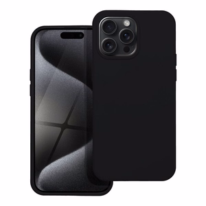 Silikoninen Suojakuori iPhone 15 PRO MAX:lle musta